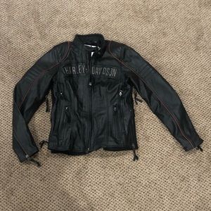 NWT Harley Davidson Leather Jacket Womens Small